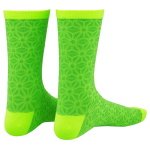 Supacaz SupaSox Asanoha Neon Yellow/Neon Green גרבי רכיבה