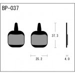 Vesrah BP-037 Tektro IO רפידות מעצור דיסק