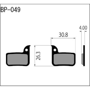 Vesrah BP-049 Sram Red רפידות מעצור דיסק