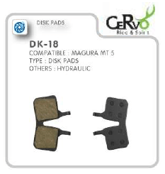 Cervo DK-18 Magura MT5 רפידות מעצור דיסק