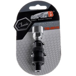 Super B חולץ קראנק 2-ב-1 (Square Taper / Octalink / ISIS / Power Spline)