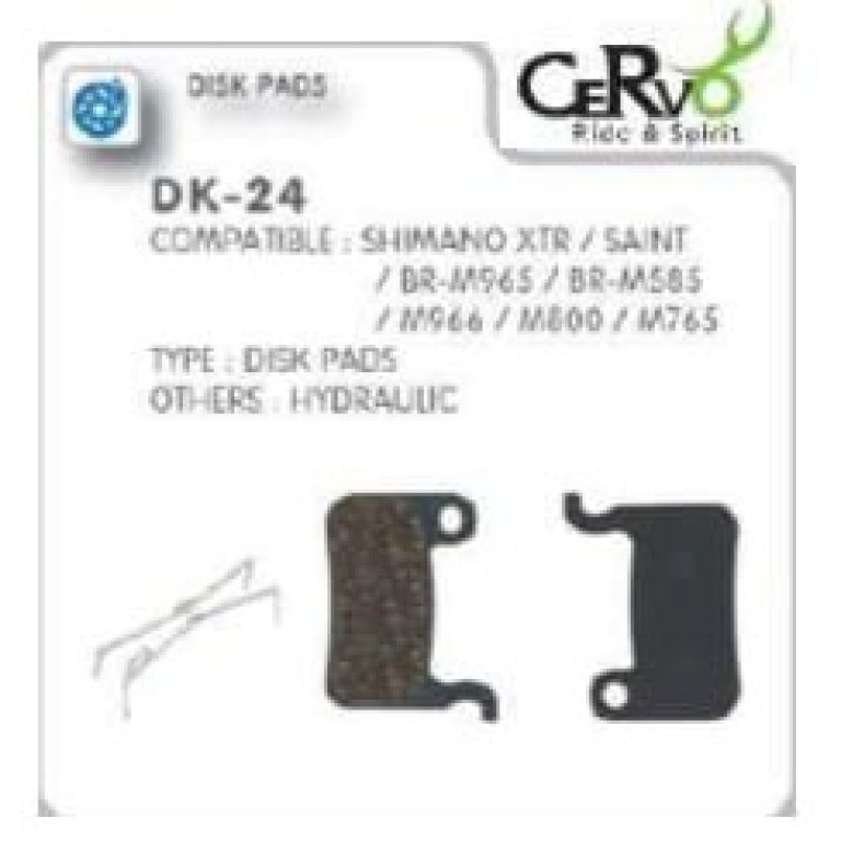 Cervo DK-24 Shimano, TRP רפידות מעצור דיסק