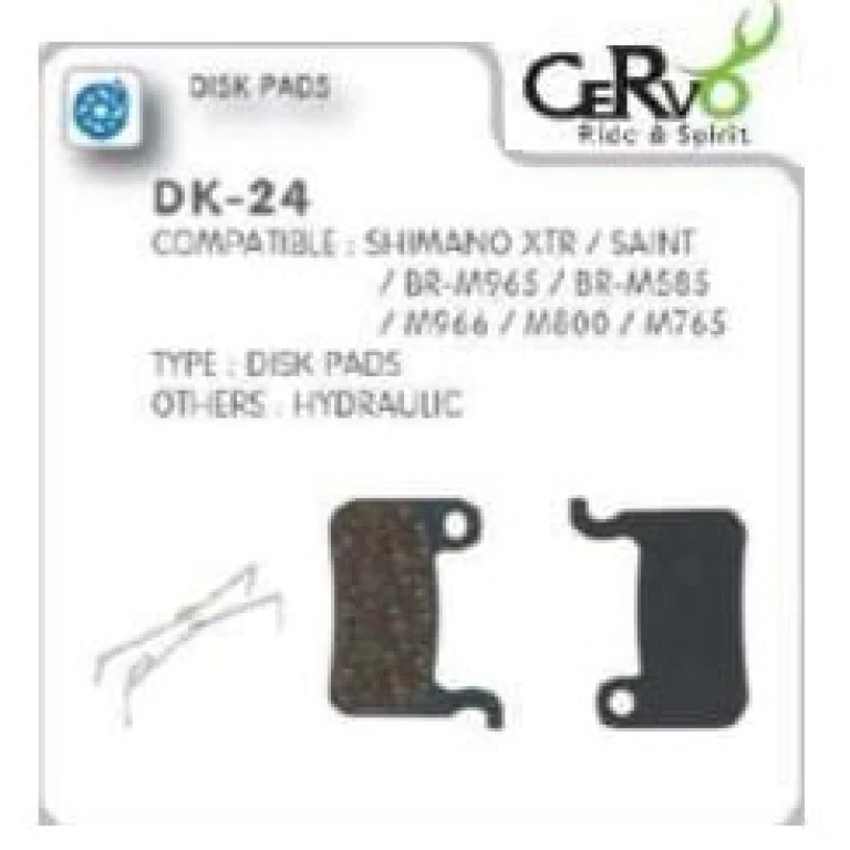 Cervo DK-24 Shimano, TRP רפידות מעצור דיסק