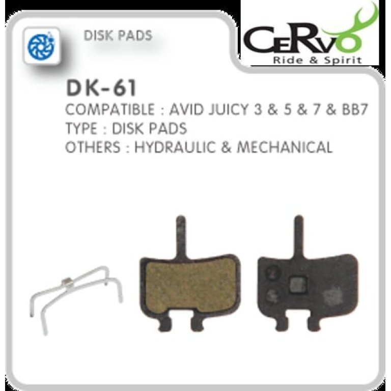 Cervo DK-61 Avid Juicy רפידות מעצור דיסק