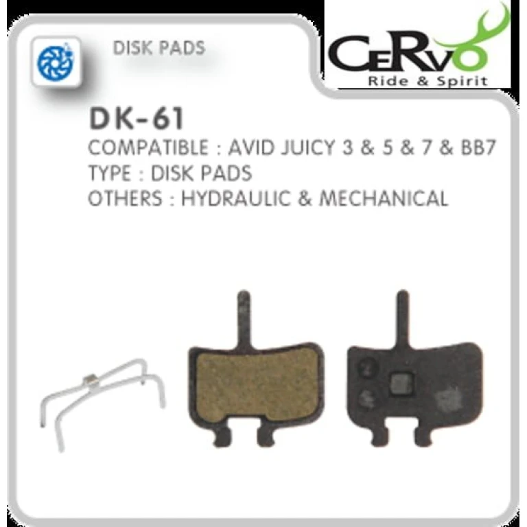 Cervo DK-61 Avid Juicy רפידות מעצור דיסק