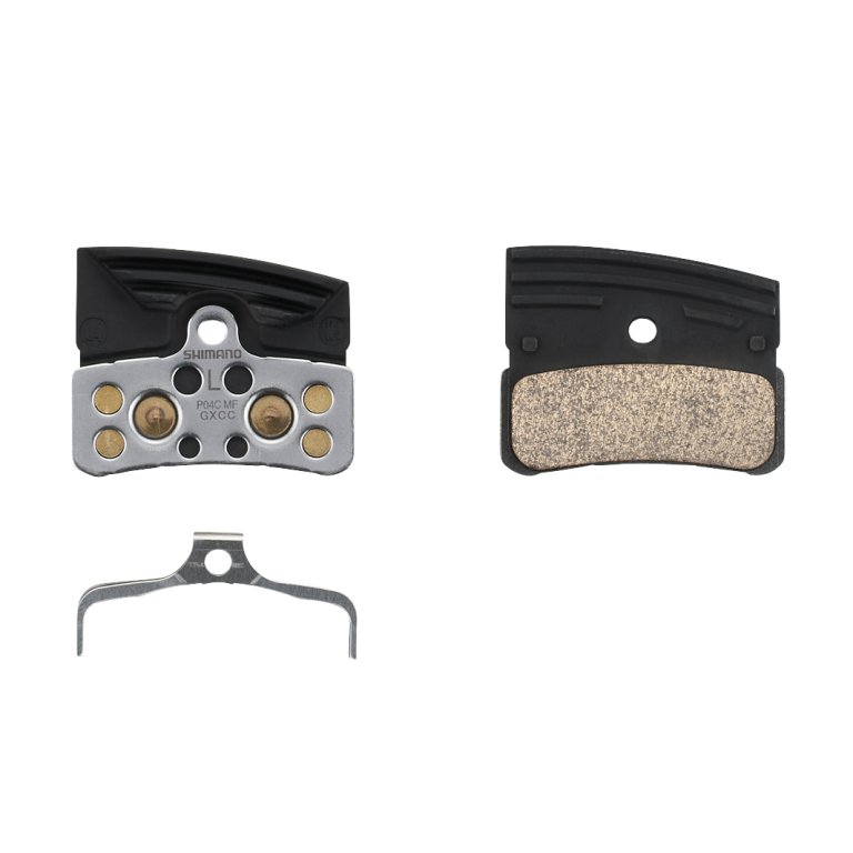 רפידות מעצור Shimano (P04C-MF) Metal Pad & Spring w/Fin