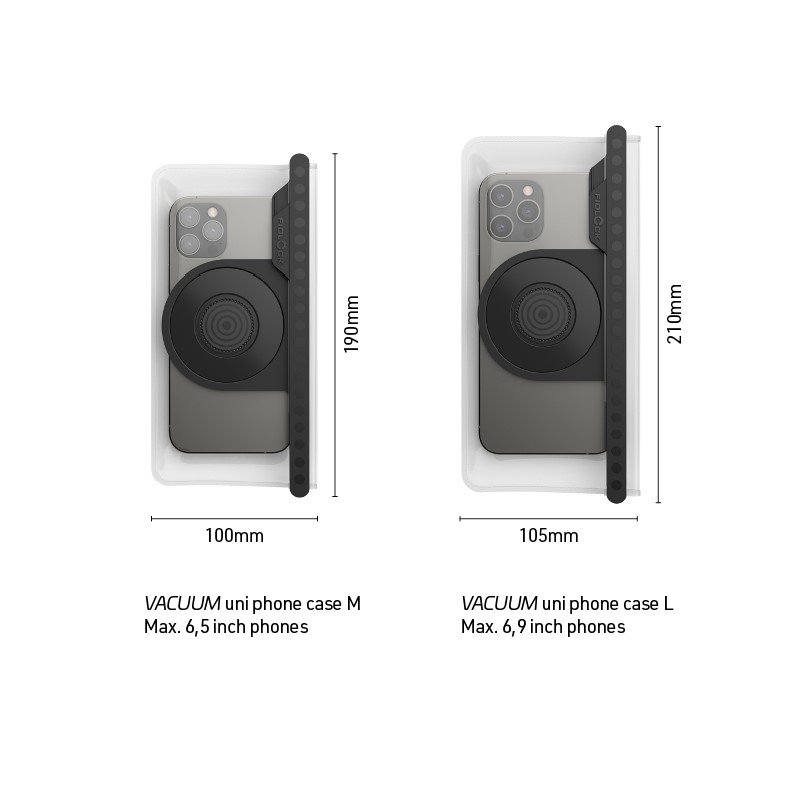 Fidlock VACUUM uni phone case L – נרתיק אוניברסלי אטום למים לטלפון – תמונה 5