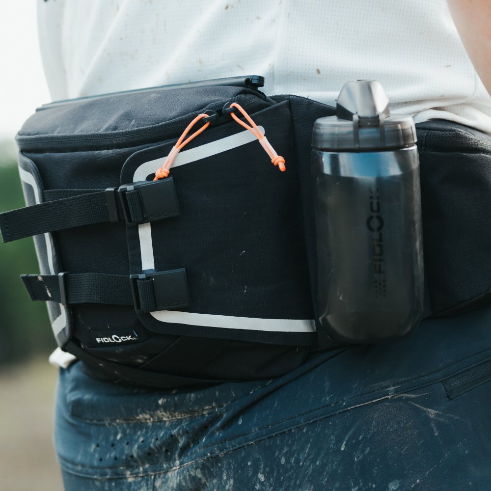 Fidlock HIP BELT double – חגורת מותן 2.5 ליטר עם שני בסיסי TWIST ובקבוק 450 – תמונה 4