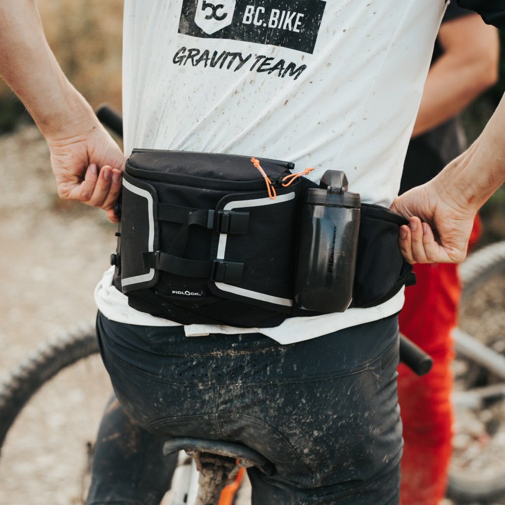 Fidlock HIP BELT double – חגורת מותן 2.5 ליטר עם שני בסיסי TWIST ובקבוק 450 – תמונה 5