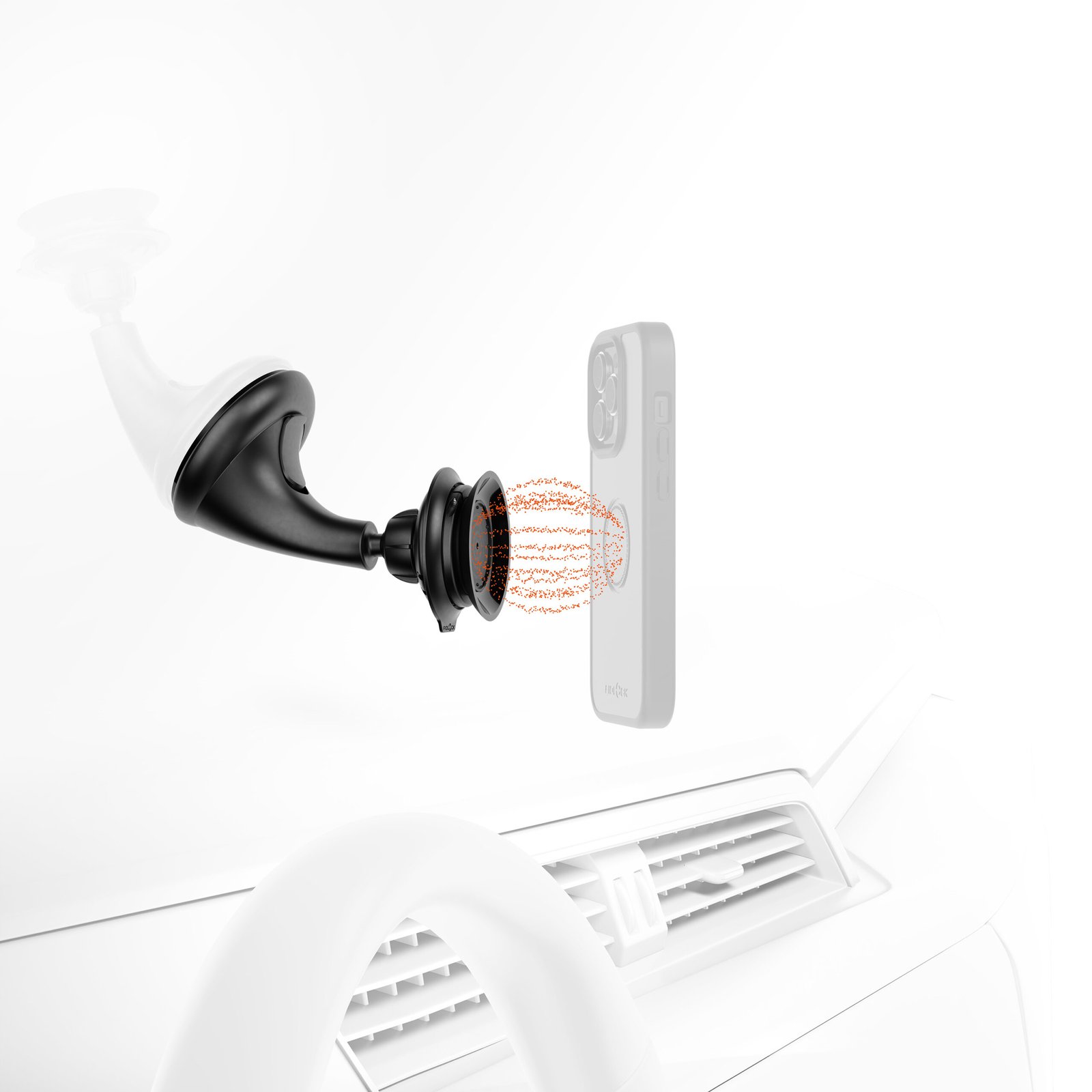 Fidlock VACUUM car suction base – מתקן טלפון לשמשה/דשבורד ברכב