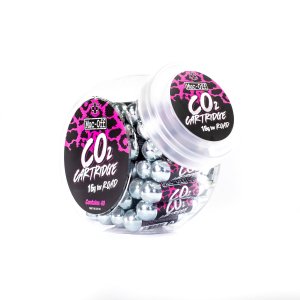 Muc-Off Countertop 16g CO₂ Cartridge Jar (40 pcs) בלוני ניפוח לאופניים