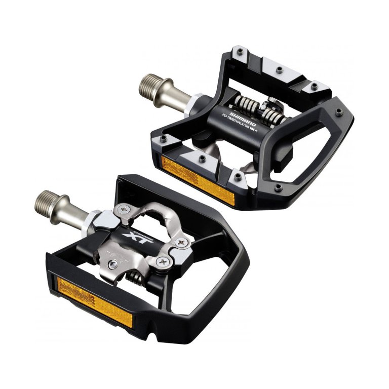 פדל SPD Shimano (T8000) Deore XT עם מחזיר אור