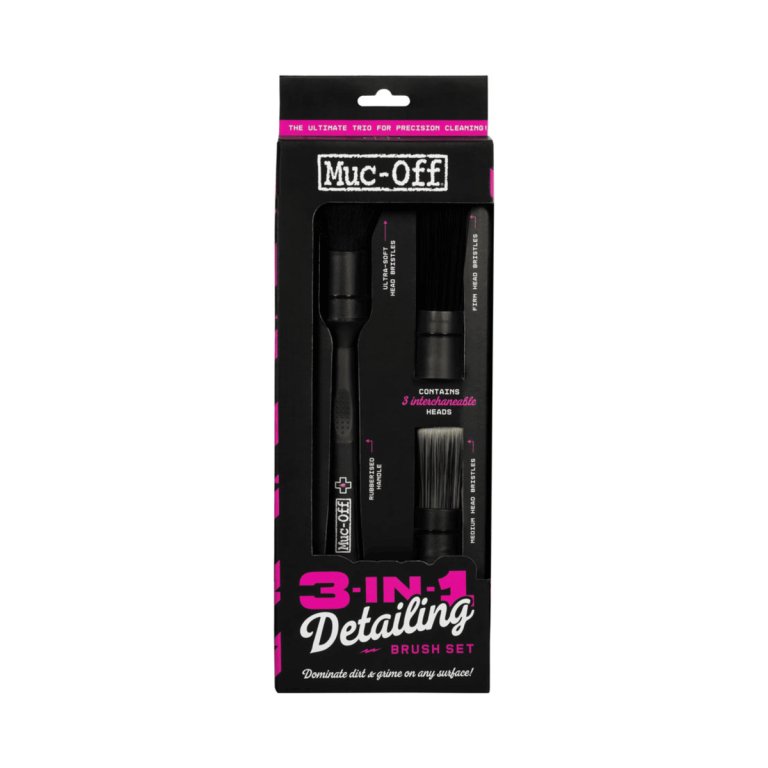 Muc-Off 3 in 1 Detailing Brush Set סט מברשות