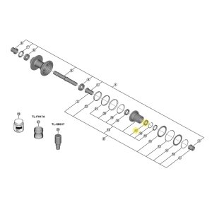 מיסב קרטריג' אטום Shimano (FH-M9210-B) (15x24x5)