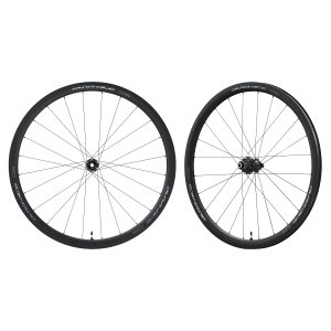זוג גלגלי כביש 12 הילוכים Shimano (WH-R9270) Dura Ace טיובלס