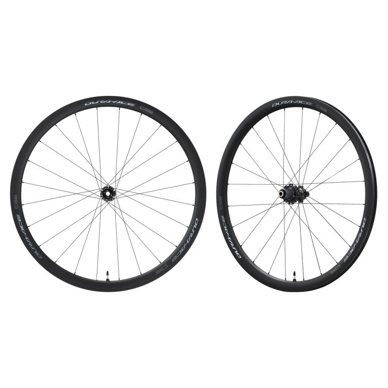 זוג גלגלי כביש 12 הילוכים Shimano (WH-R9270) Dura Ace טיובלס