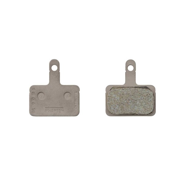רפידות רזין וקפיץ Shimano B05S-RX ללא צלעות קירור עם פין נעילה