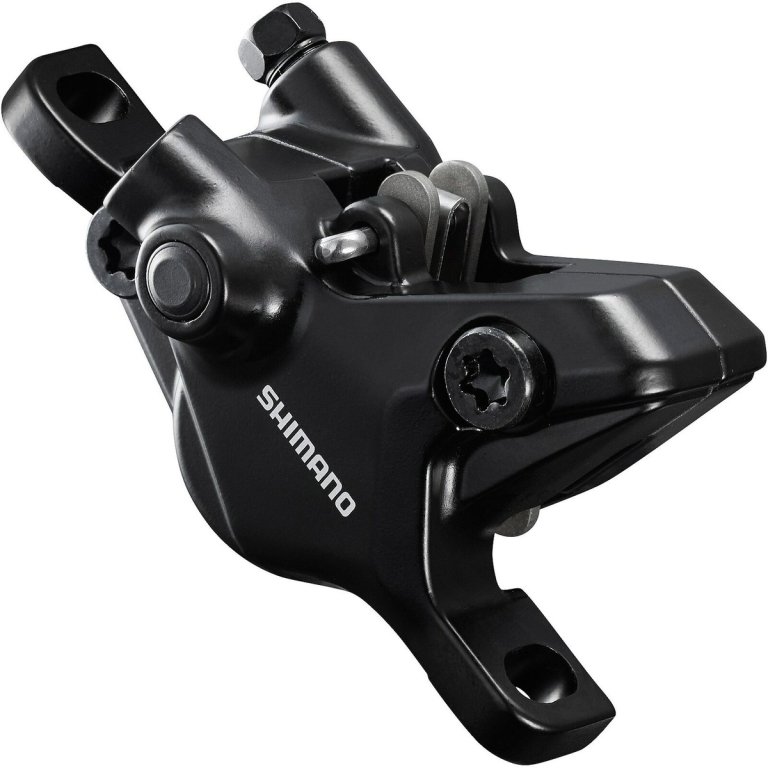 בלם דיסק הידראולי Shimano MT410 Deore קדמי/אחורי עם רפידות רזין B05S-RX ללא מתאם