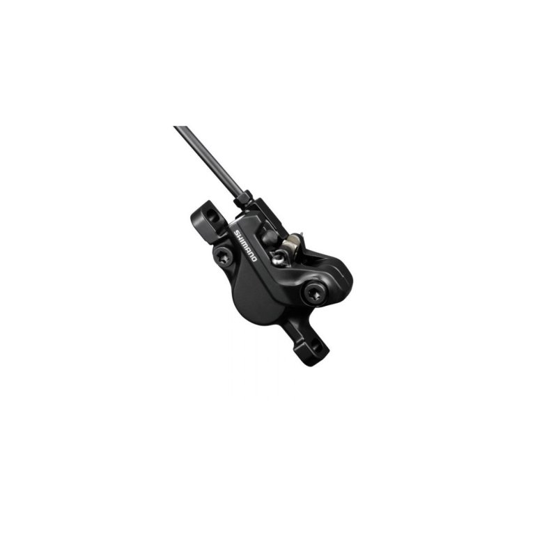 קליפר בלם דיסק הידראולי קדמי או אחורי Shimano (BRMT500) עם רפידת רזין B01S – קליפר בלבד, ללא ידית וצינור
