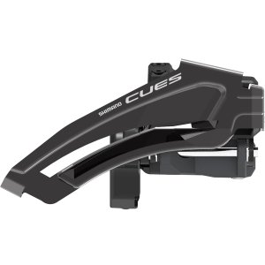 מעביר קדמי 10/11 הילוכים עם חבק Shimano (U8010-L) Cues Top Swing, Low Clamp