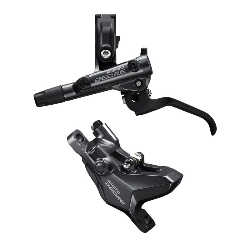 סט בלם דיסק קדמי Shimano M6100 Deore ל-Post Mount