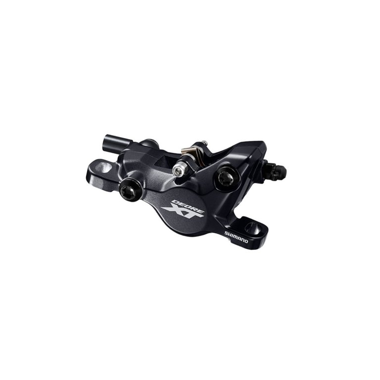 בלם דיסק הידראולי Shimano 8100 XT קדמי/אחורי עם רפידות רזין G03A ללא מתאם