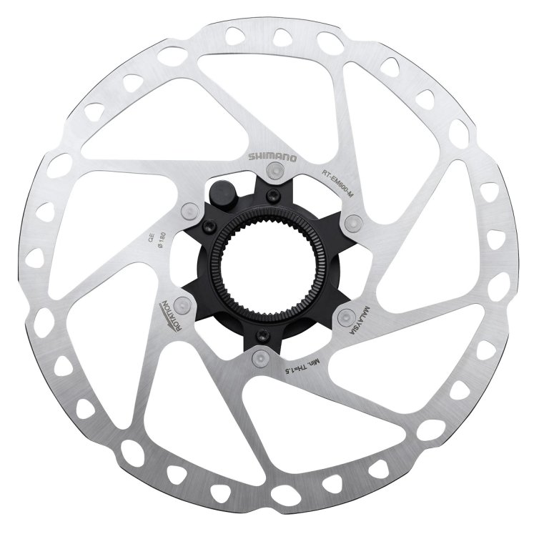 רוטור Shimano (RTEM600) לטבעת נעילה 180mm חיצונית