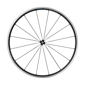 גלגל כביש קדמי בלבד Shimano (WHRS300) 10/11 הילוכים קלינצ'ר