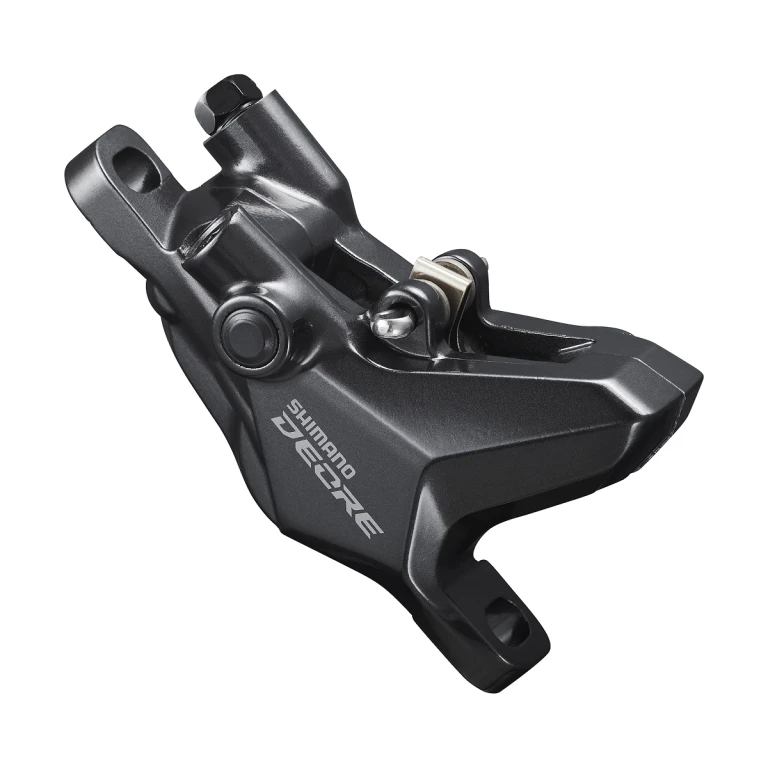 קליפר בלם דיסק הידראולי Shimano 6100 Deore קדמי/אחורי עם רפידות רזין G03S ללא מתאם – קליפר בלבד, ללא ידית וצינור