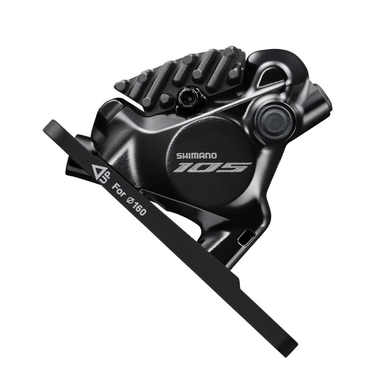 קליפר בלם דיסק הידראולי קדמי Shimano (BR-R7170) 105 עם תושבת לרוטור 140/160mm – קליפר בלבד, ללא ידית וצינור