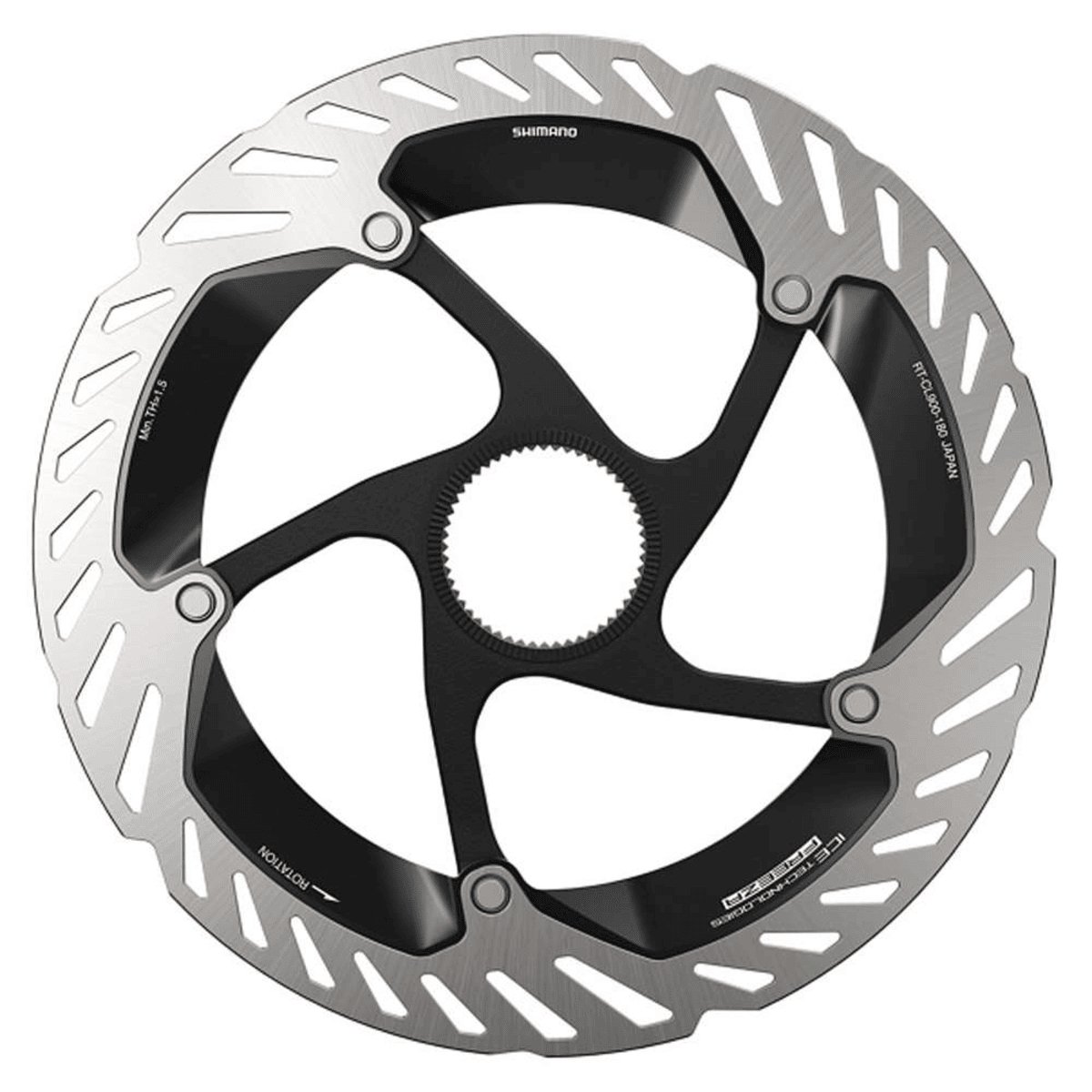 רוטור Shimano (RT-CL900) לטבעת נעילה 180mm פנימית