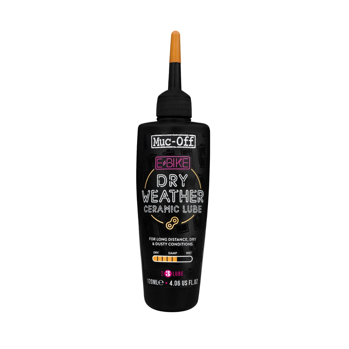 Muc-Off eBike Dry Weather Chain Lube 120ml שמן לאופניים חשמליים