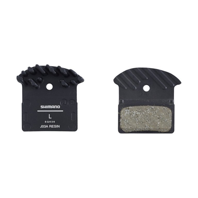 רפידות רזין וקפיץ Shimano J05A-RF עם צלעות קירור
