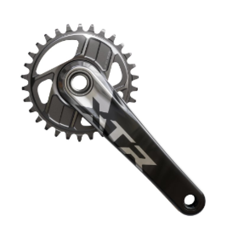 קראנק 12 הילוכים Shimano (M9200) XTR Hollowtech-2 ללא גלגל שיניים
