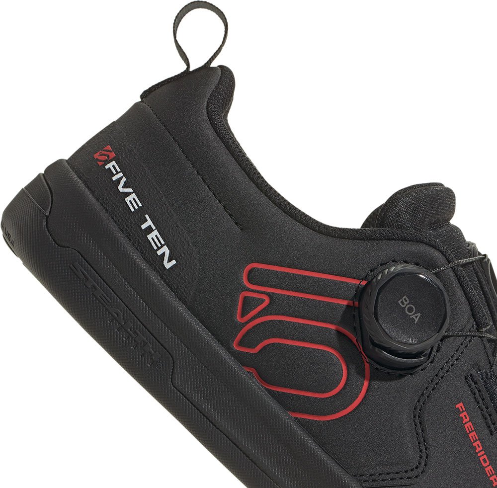 Five Ten Freerider Pro BOA – נעלי רכיבה לפדלים שטוחים, שחור/אדום