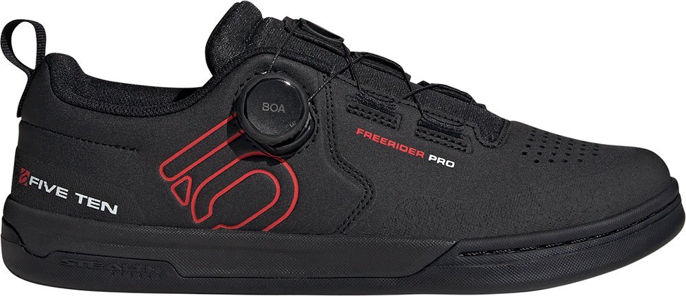 Five Ten Freerider Pro BOA – נעלי רכיבה לפדלים שטוחים, שחור/אדום