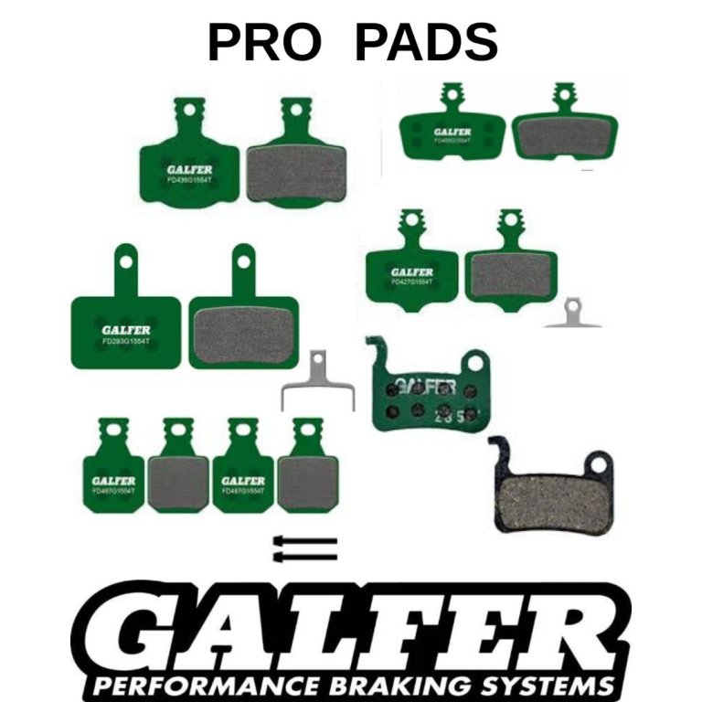 Galfer Pro G1554T – רפידות לבלם דיסק, תרכובת ירוקה