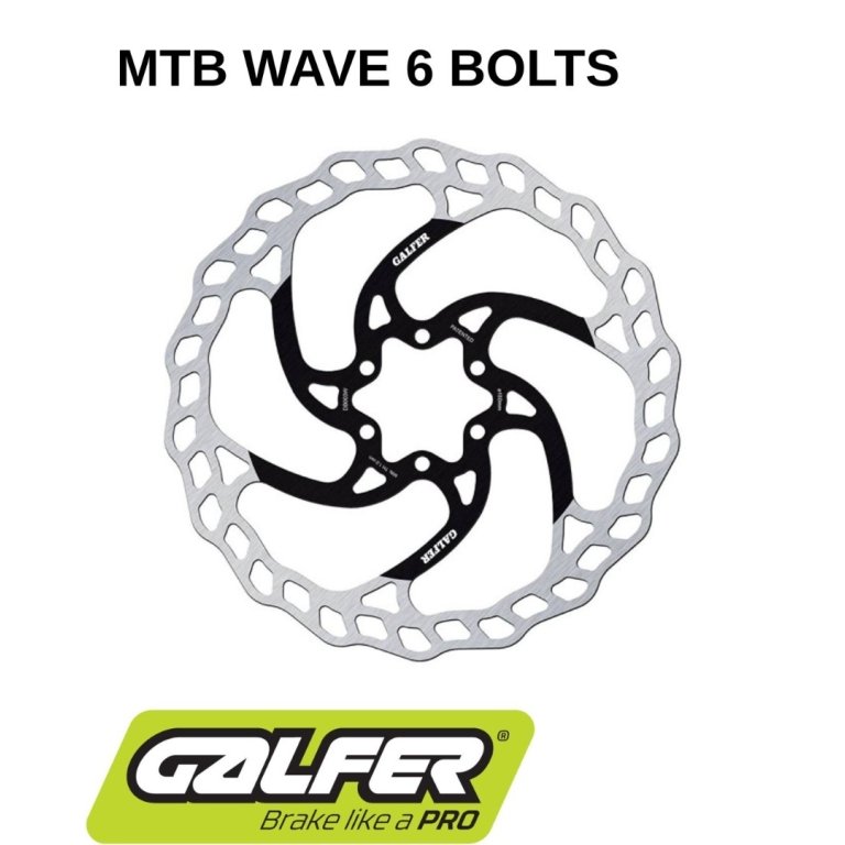 Galfer Wave 6B – רוטור לבלם דיסק, 6 ברגים
