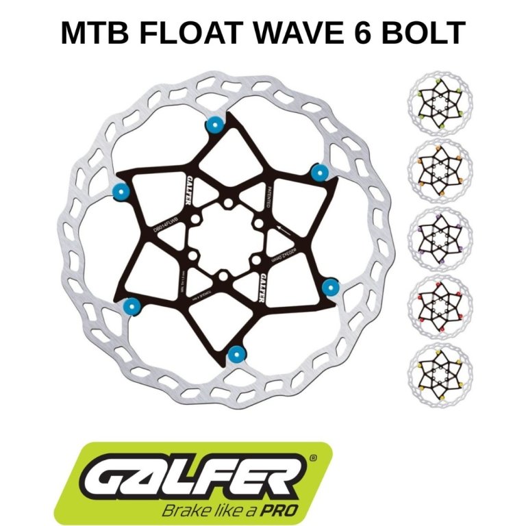 Galfer Wave Float 6B – רוטור צף לבלם דיסק, 6 ברגים