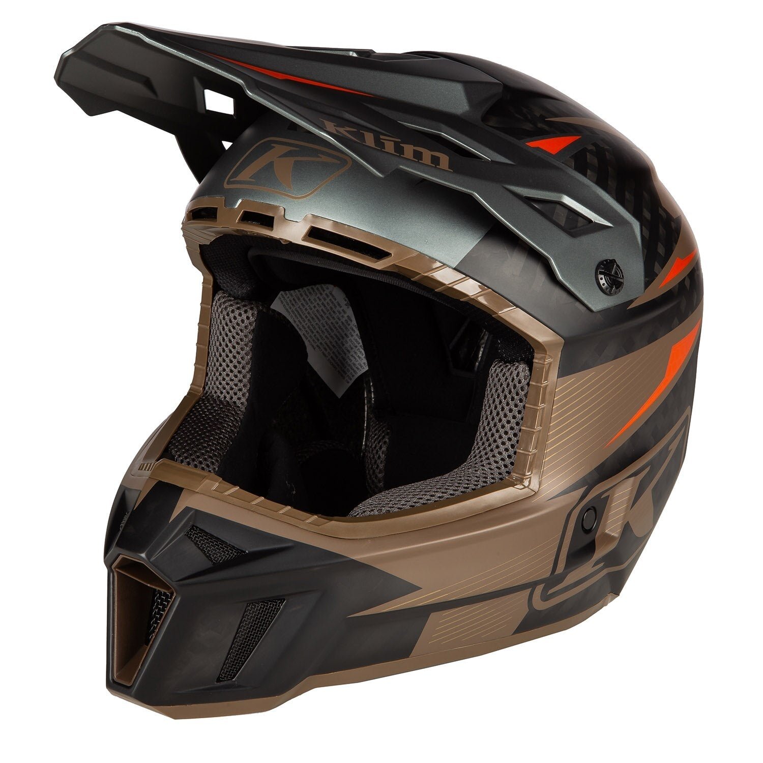 KLIM F3 Carbon Pro – מצחייה חלופית לקסדת שטח