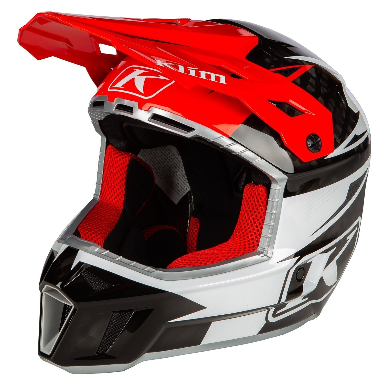 KLIM F3 Carbon Pro – מצחייה חלופית לקסדת שטח