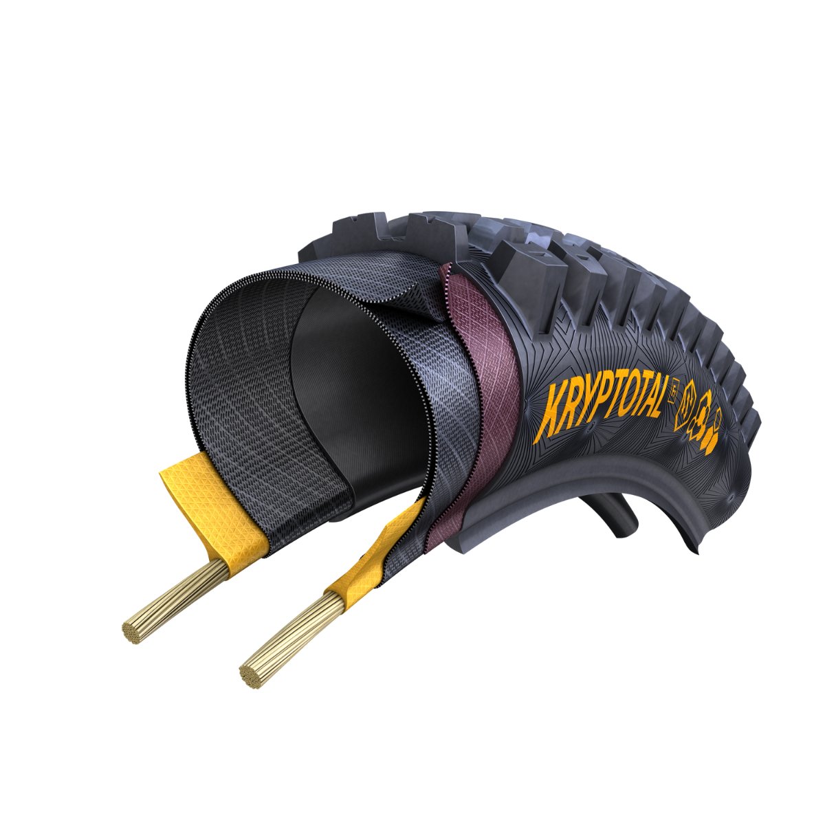 Continental Kryptotal-R Downhill Soft צמיג טיובלס לאופני הרים – תמונה 4