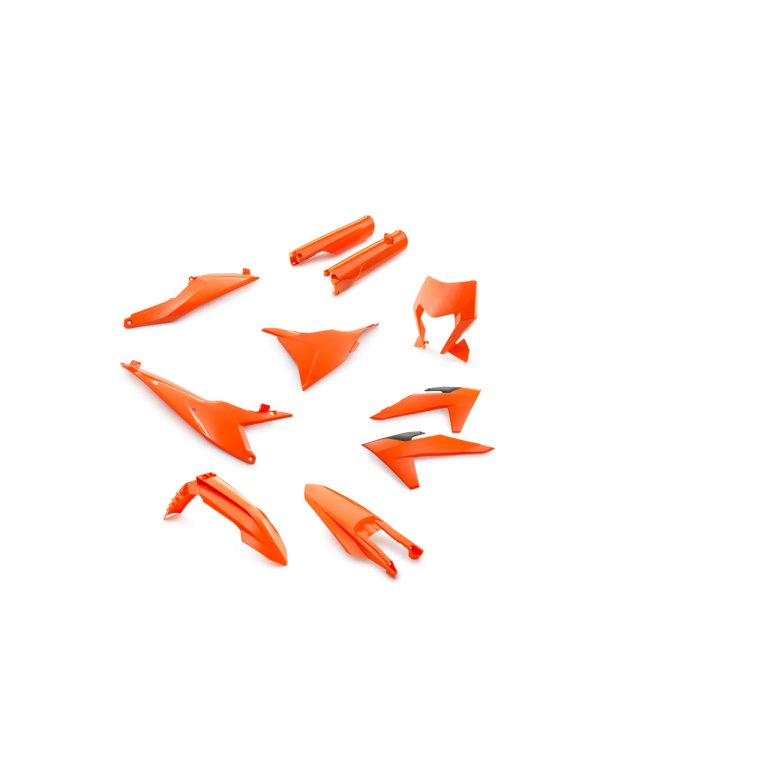 KTM Plastic Parts Kit – סט פלסטיקה לאופנוע, כתום, בלי עיצוב המדבקות