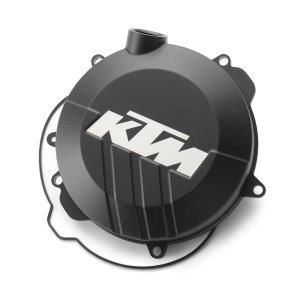 KTM Outer Clutch Cover – מכסה מצמד חיצוני מאלומיניום CNC לאופנוע דו-פעימתי, שחור