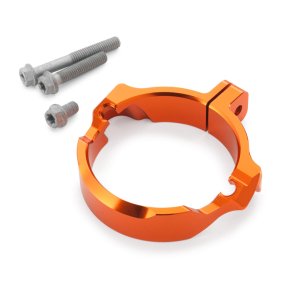 KTM Exhaust Flange Guard – מגן לאוגן האגזוז, לאופנועי שטח 2 פעימות