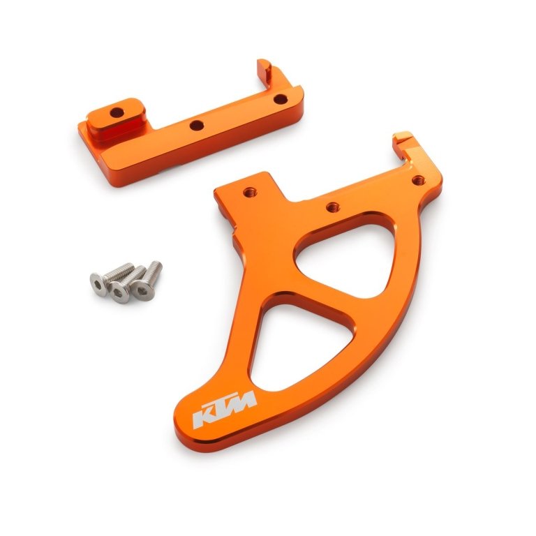 KTM Brake Disc Guard – מגן דיסק בלם אחורי לאופנוע, אלומיניום CNC, כתום