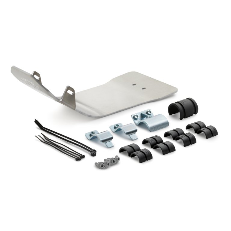 KTM Skid Plate – מגן גחון מאלומיניום 4 מ"מ לאופנוע שטח 2 פעימות (55403990000)