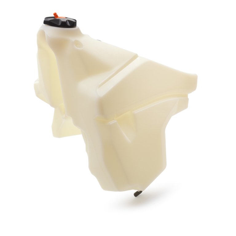 KTM Fuel Tank – מיכל דלק שקוף לאופנוע, 10 ליטר, לתחרויות
