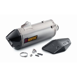 Akrapovič Slip-on Line – משתיק טיטניום לאופנוע, פקק קרבון, חיסכון של כ-3 ק"ג