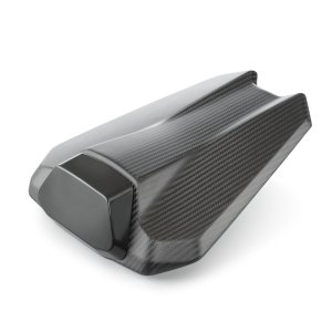 KTM Pillion Seat Cover – כיסוי קרבון למושב הנוסע באופנוע, גימור מט
